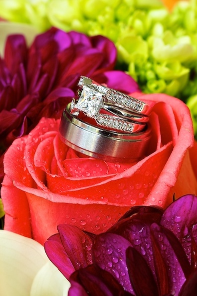A wedding photo